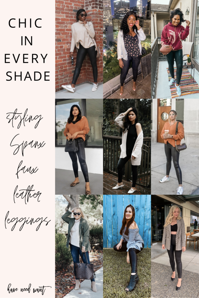 Chic in Every Shade: Styling Spanx Leggings | Sweet Serendipity